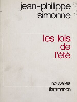 cover image of Les lois de l'été